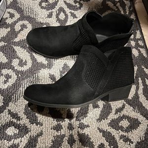 Black ankle booties